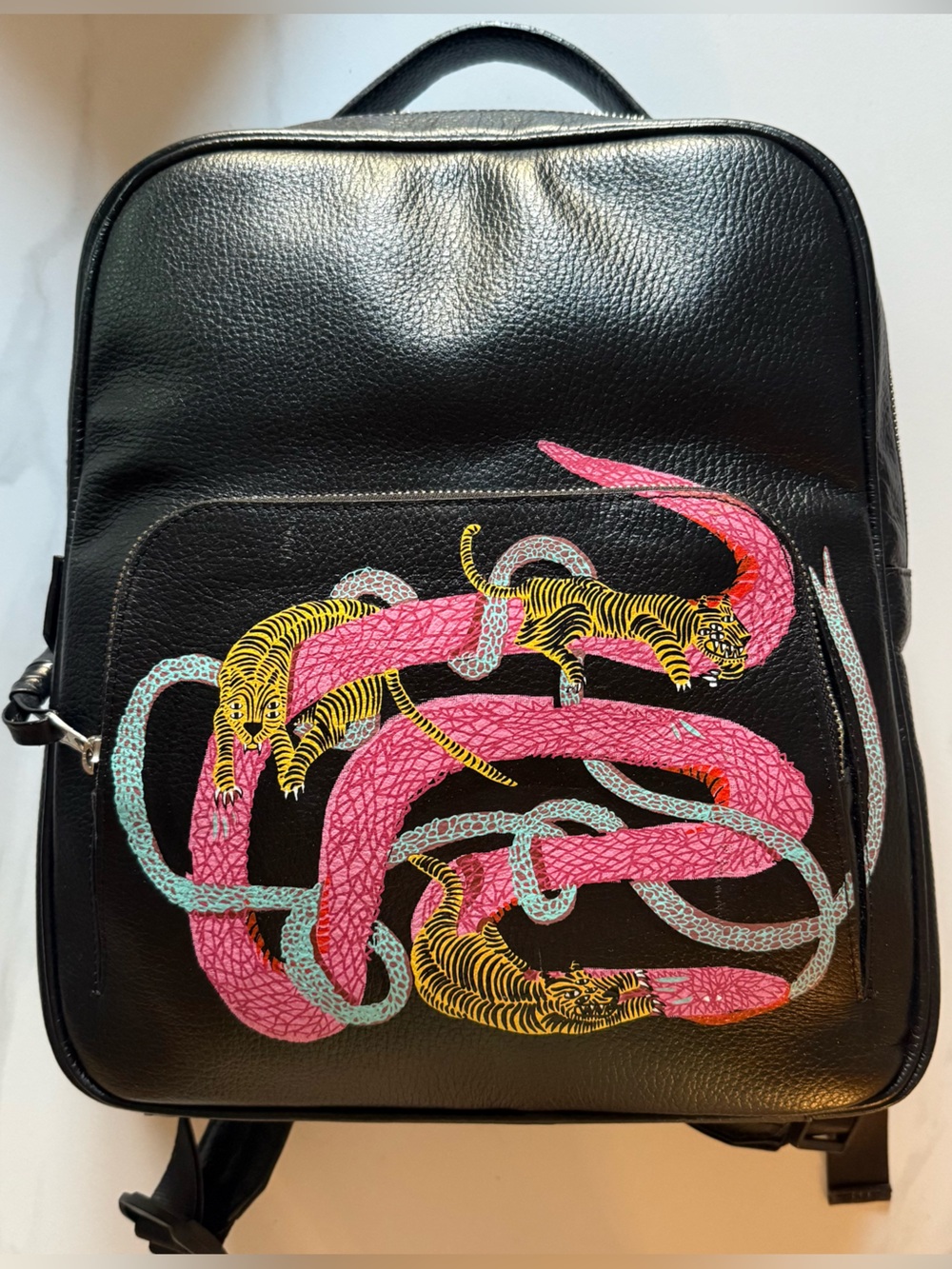 MIN & MON Leather Backpack